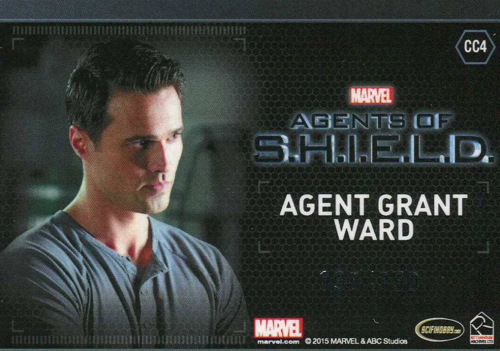 Agents of S.H.I.E.L.D. Season 1 Agent Grant Ward Costume Card CC4