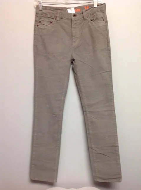 Crew Cuts Size 14 Gray Corduroy Big Boys Pants
