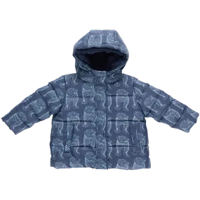 Kids Pete Puffer - Blue Tiger