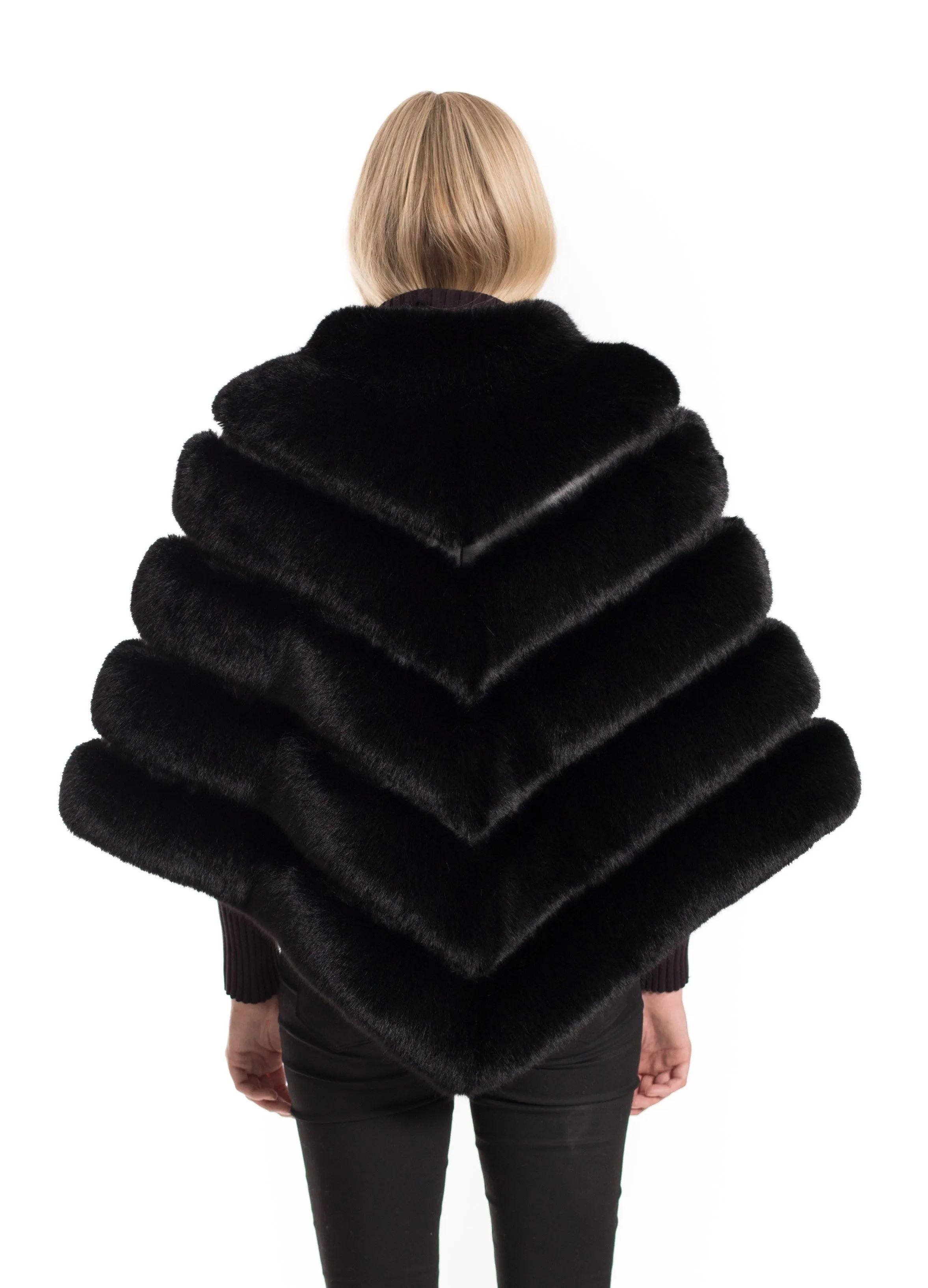MAUI - Poncho with Diagonal Zipper