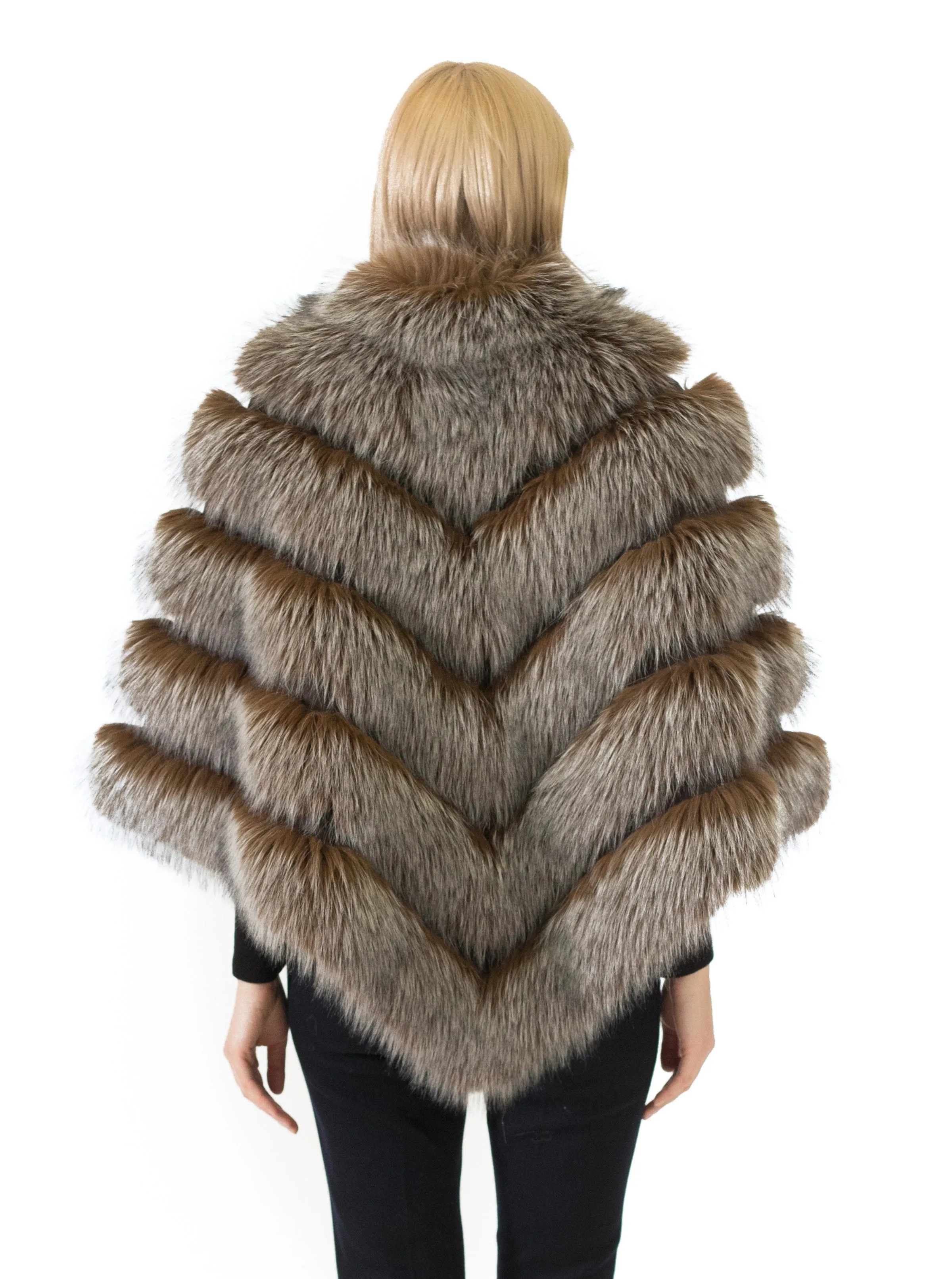 MAUI - Poncho with Diagonal Zipper