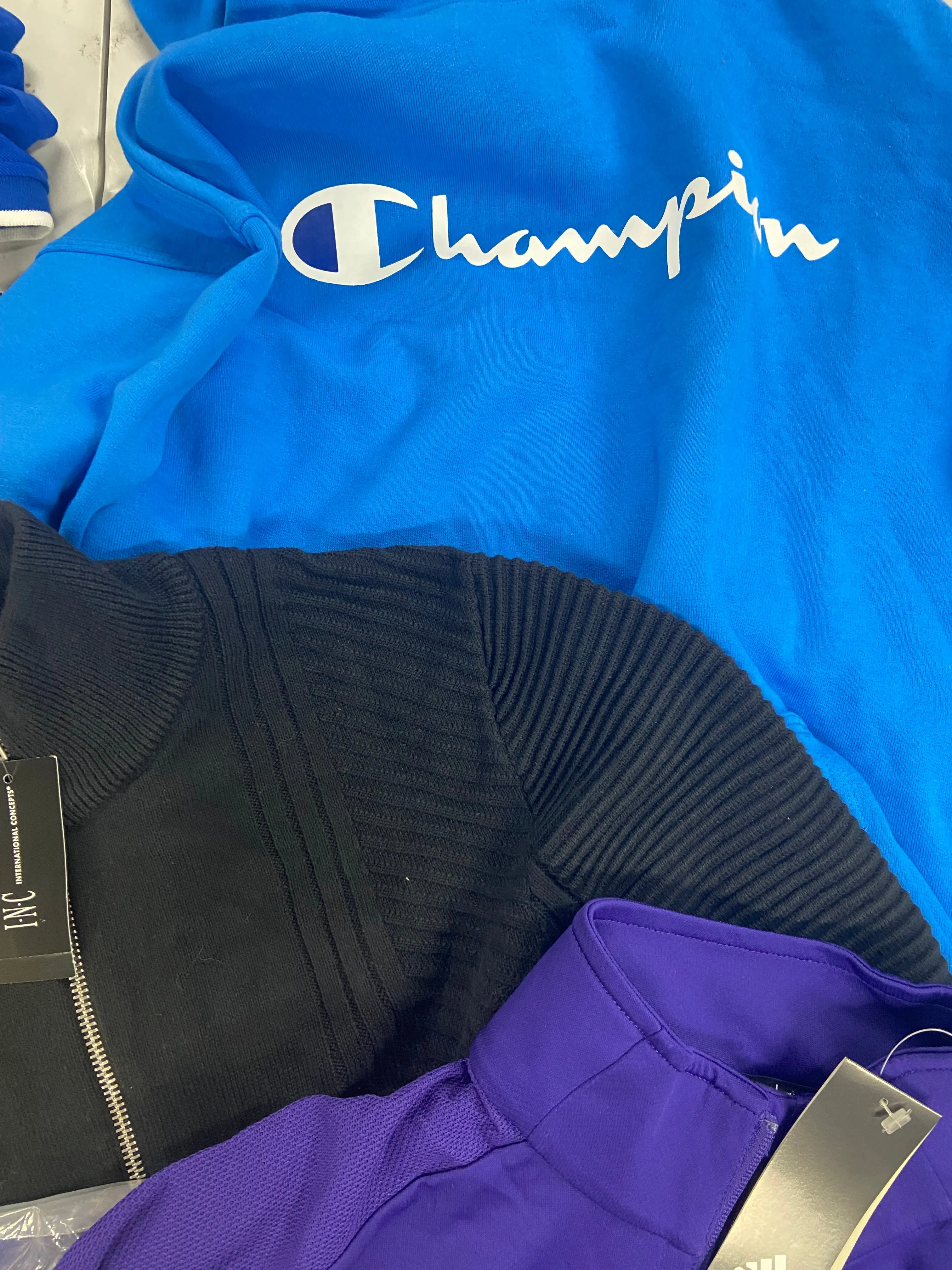 Men's Clothing ADIDAS, POLO RALPH LAUREN, TASSO ELBA, CHAMPION and more, Wholesale Lot, 10 items, Shelf Pulls, MSRP $604