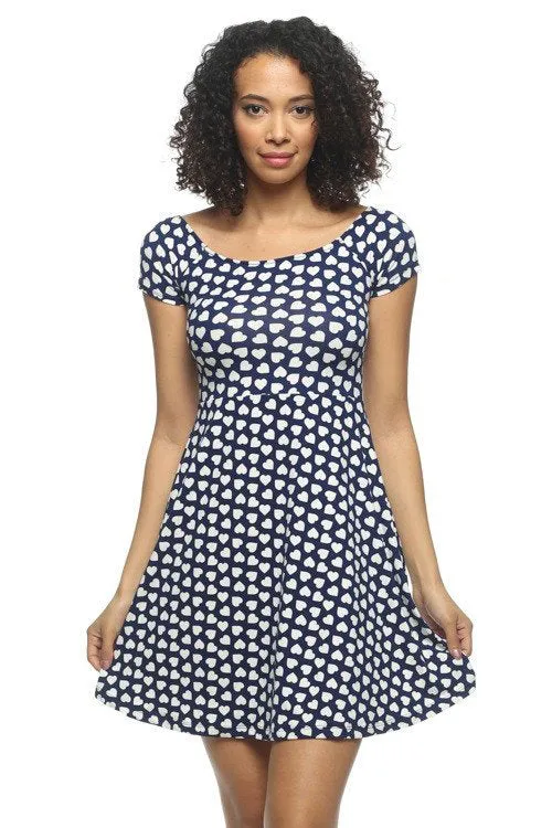 Printed Babydoll Dress
