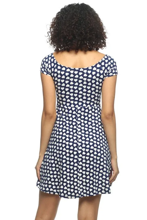 Printed Babydoll Dress