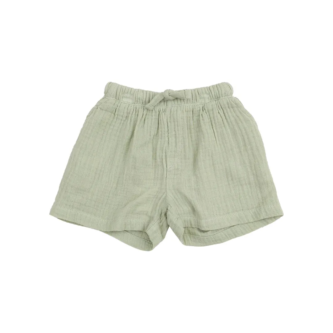 Sea Turtles Polo Shirt & Muslin Short Set